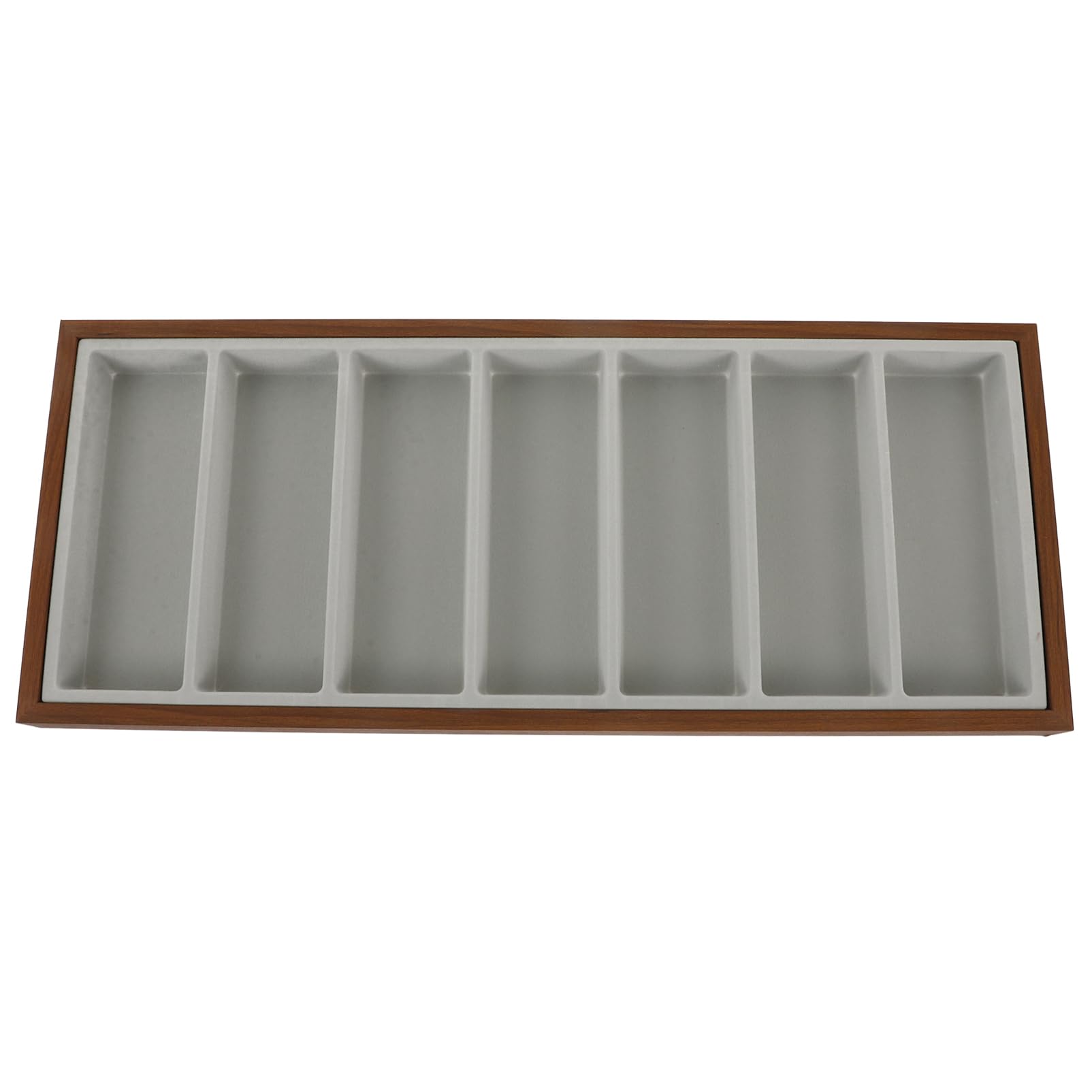 Beavorty Bandeja Organizadora para Gafas de Sol de Madera 7 Compartimentos