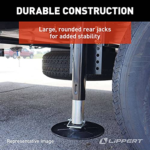 Image of Lippert Ground Control 3.0 4-Point Automatic 5th Wheel RV Leveling System with 15,500-lb. Total Lift Capacity, Wireless Remote, Hall Effect Technology, Auto-Hitch Memory - 358590