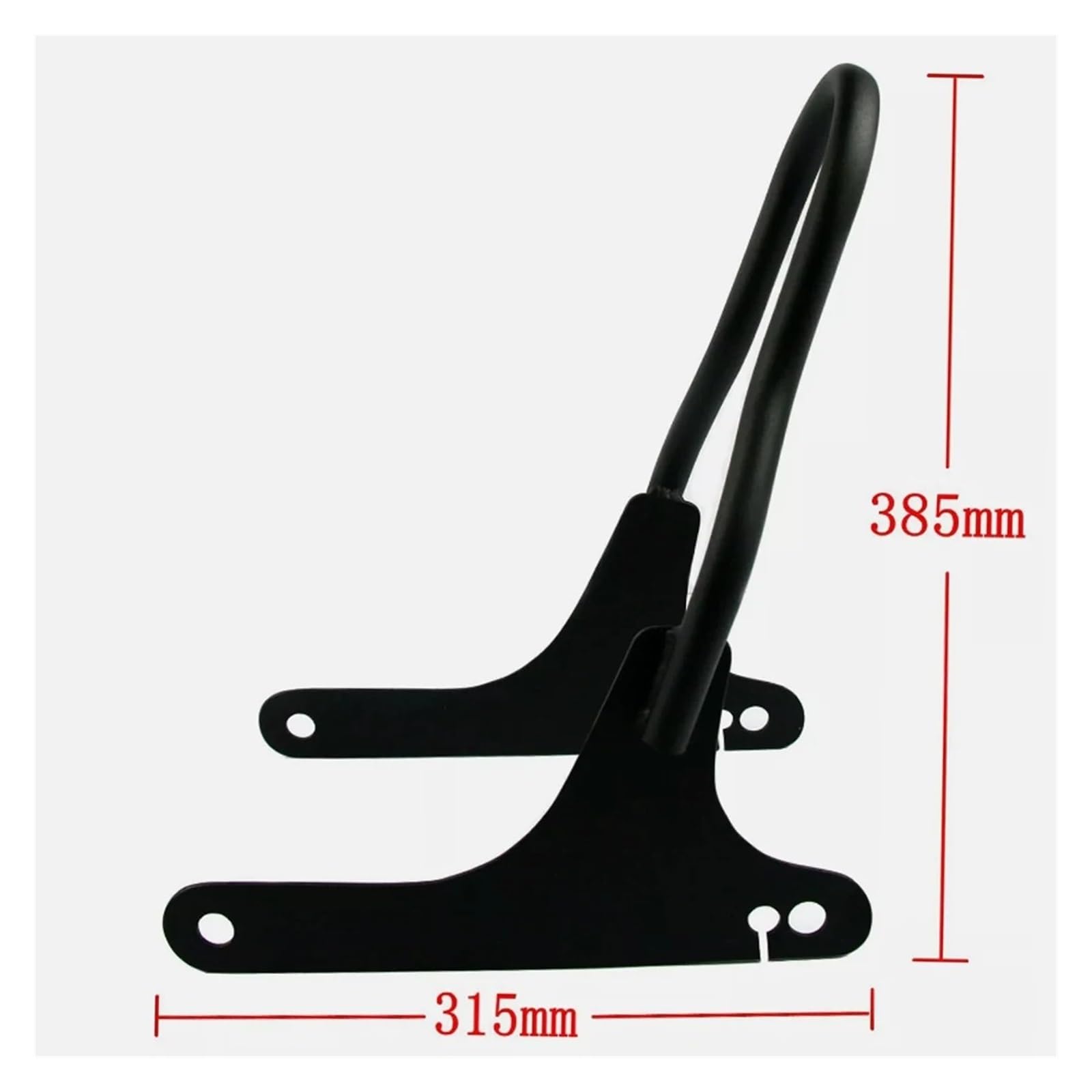 Portaequipajes Motocicleta Respaldo Vertical Pasajero Motocicleta Barra Sissy para Dyna Street Bob, para Low Rider, para Fat Bob, para Super Glide 2006-17 Soporte Equipaje Motocicleta