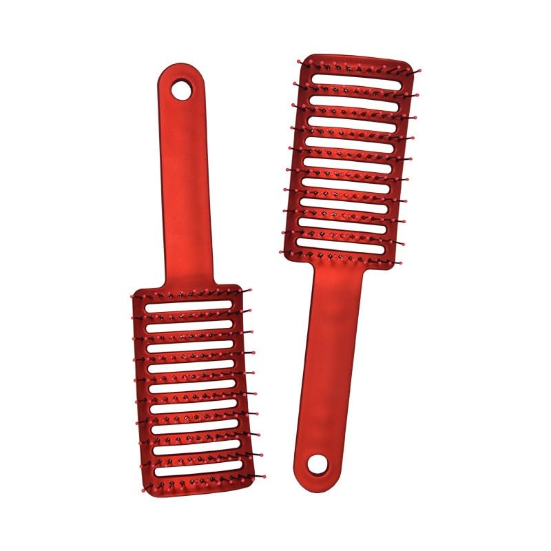 Curly Hair Straightening Styling Comb for Men's Back Hairstyle Brush