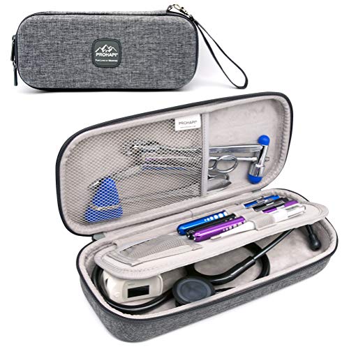 PROHAPI Hard Stethoscope Case, Large Stethoscope Carrying Case with ID Slot, Compatible with 3M...