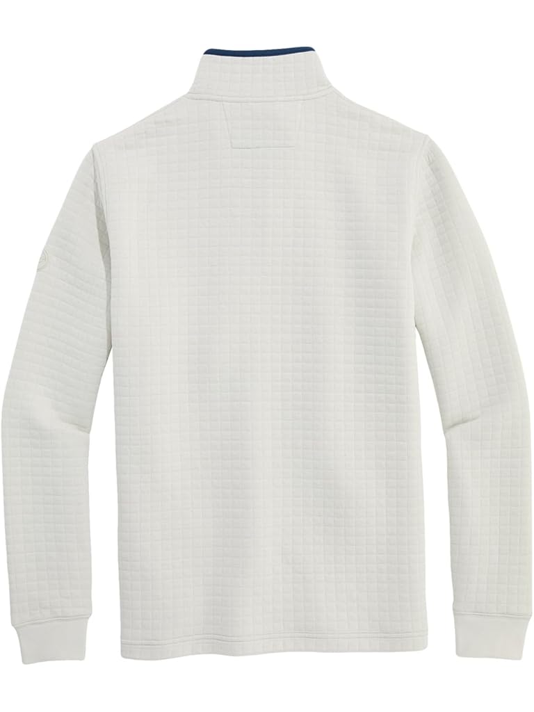 Navy Vineyard Vines Quilted Navigator 1/4 Snap