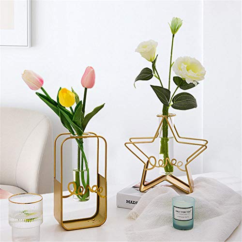 Moderne kunsten vaas, vazen ingemaakte ornamenten, housewarming gift, waterteelt, woonkamer kantoor Desktop plant container bloem - Afbeelding 6