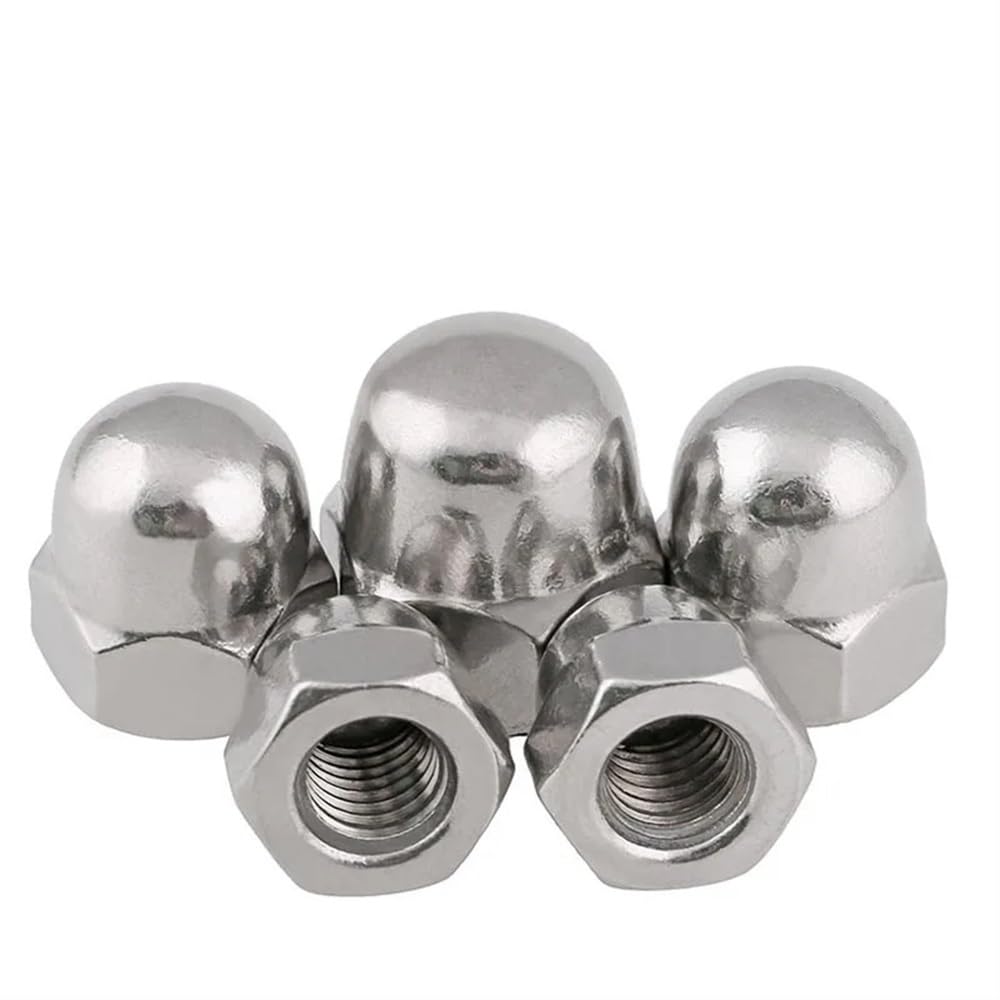 Aexit M5 X 0.8mm Tappo Filetto Femmina Ghianda Per Dadi Esagonali Chiusura Argento Tono 8 Pz ID: 572522 - Foto 7