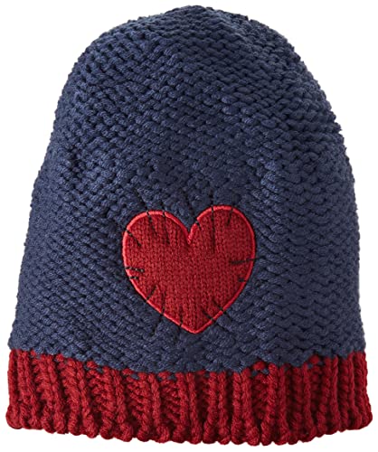 Bonnet bébé garçon cadeau naissance Sterntaler tricot rouge cœur brodé