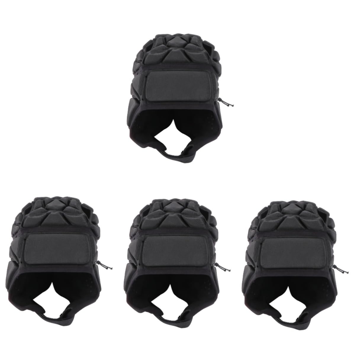 Equipaggiamento Protettivo Rugby Guardia Di Calcio Portiere Copricapo Berretti Di Mischia Imbottito Cappello Da Mischia Hockey Casco Da Calcio Black