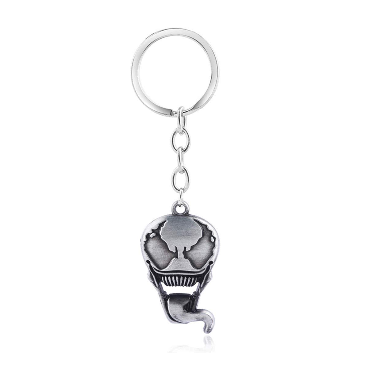 WZLDP Venom Mask Keychain Venom : Deadly Guardian Key Accessories (Color : #2)