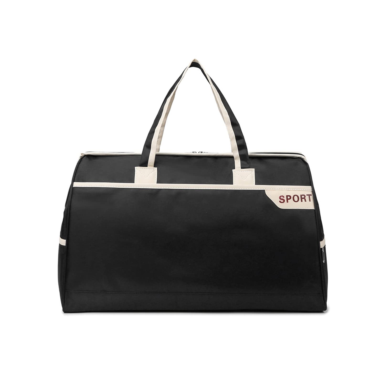 FANDARE Borsone da Viaggio Borse da palestra Borsoni da palestra Sportiva Tote da viaggio Borsa Sportiva Weekender Donna Uomo Piscina Palestra Borsa a Spalla Grande Capacità Borsa a Tracolla Nero