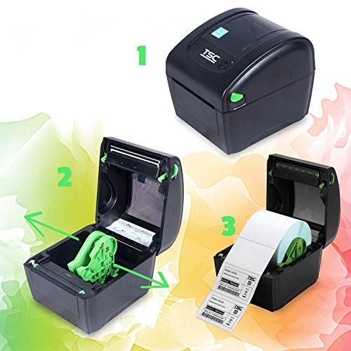 TSC Da 310 Desktop Direct Thermal Transfer 4 Ips & 300 Dpi Barcode Shipping Label Monochrome Wired Home InkJet Printers Ideal For Seller Flex, Black - Image 3
