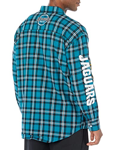 FOCO Washington Commanders Wordmark Basic Flannel Shirt - Mens Medium2