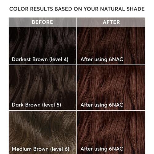 Image of Madison Reed Radiant Hair Color Kit - 6NAC Medium Chocolate Brown with Copper-Auburn Undertones (Verona), Permanent Hair Dye, Dimensional Superior Gray Coverage | PPD-Free & Ammonia-Free, 1 Pack