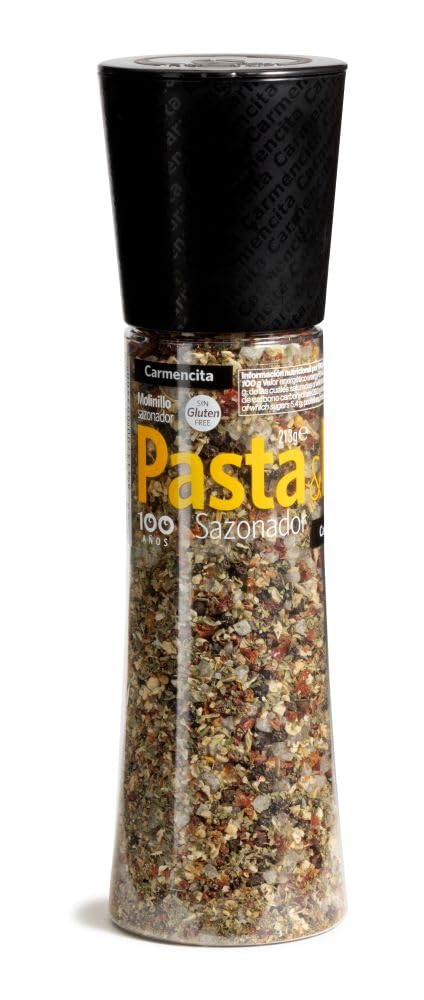 CarmencitaPasta and Pizza Seasoning. Italian Mix. Giant Foodie Grinder. 213g (7.51oz)