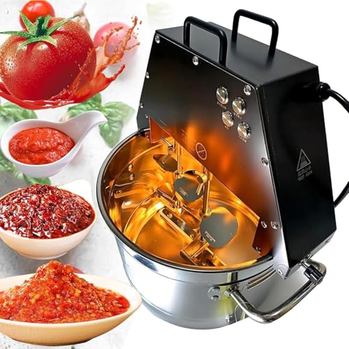 XNYXLPP Mestolo Automatico per Cibo, Commerciale, con Paddle per Mescolare, per Marmellata, Crema, velocità Regolabili per Forneria, Negozio di Torte,