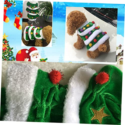 Disfraz Árbol de Navidad para Perro Happyyami XS miniatura 2