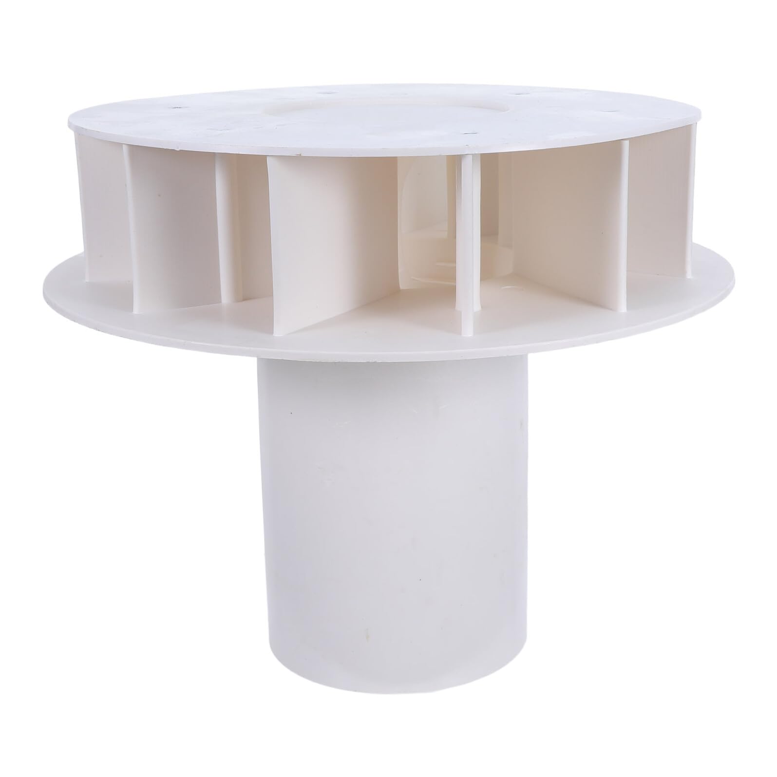Alipis Bajante de Agua de Lluvia Sifónico PVC 110 MM Embudo Conector para Canalones Desviador Autolimpiante para Drenaje en Sistemas Residenciales y Comerciales