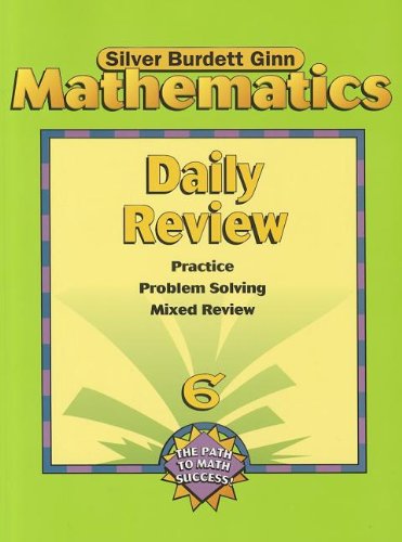 SBG MATH DAILY REVIEW PE GR 6 [Paperback]: SILVER BURDETT ...