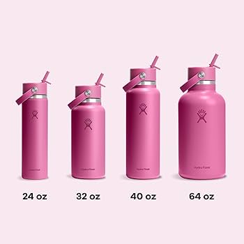 Hydro Flask 24 Oz Stainless Steel Wide Mouth Water Bottle with Hydro Flask 24 Oz Stainless Steel Wide Mouth Water Bottle with