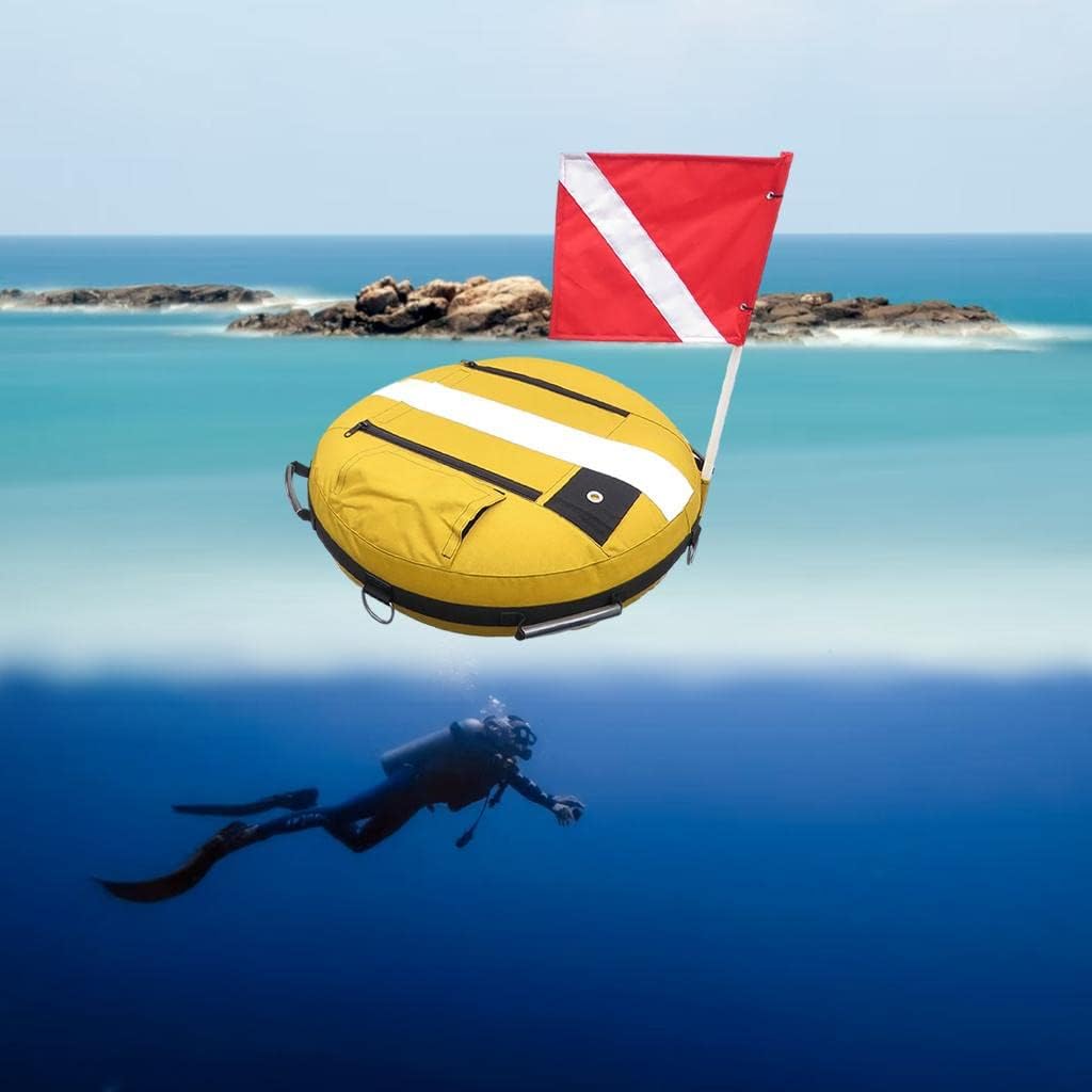 Diving Buoy Float with Dive Flag, Diver Gear Equipment for Diving