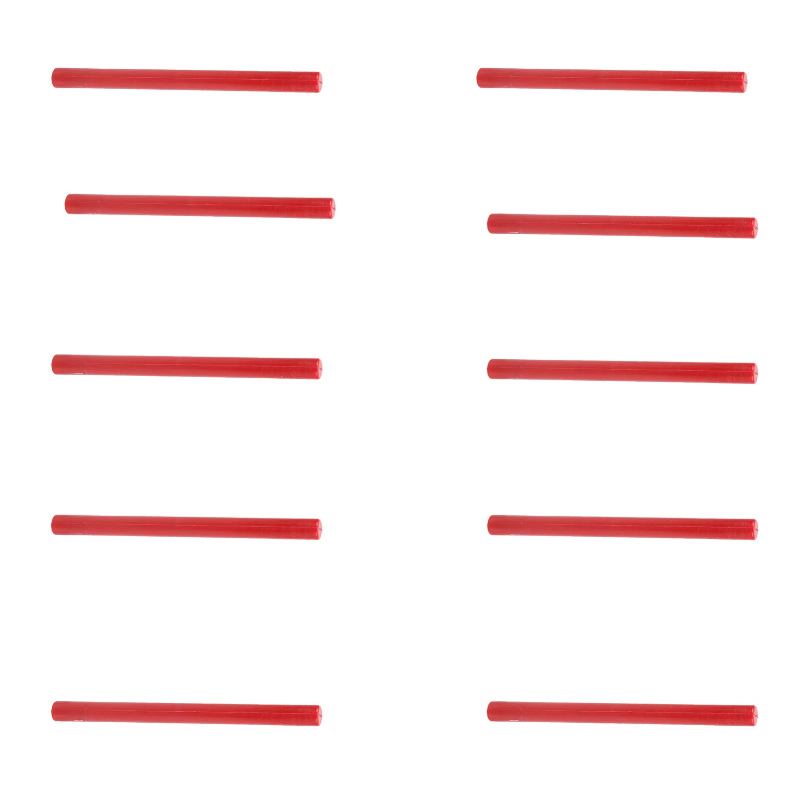 Tissting 10 Pieza Barra Cera Lacre, 10 cm Barra Sello Lacre para Pistola de Pegamento Rojo Barritas Lacre Cera Sello para Invitaciones de Boda, Sobres de Tarjetas