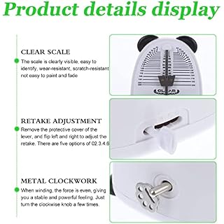ZXM Cute Panda Shape Metronome Mechanical Metronome Musical Instrument Metronome, Gift for Kids (Color : 4pcs) – Image 4