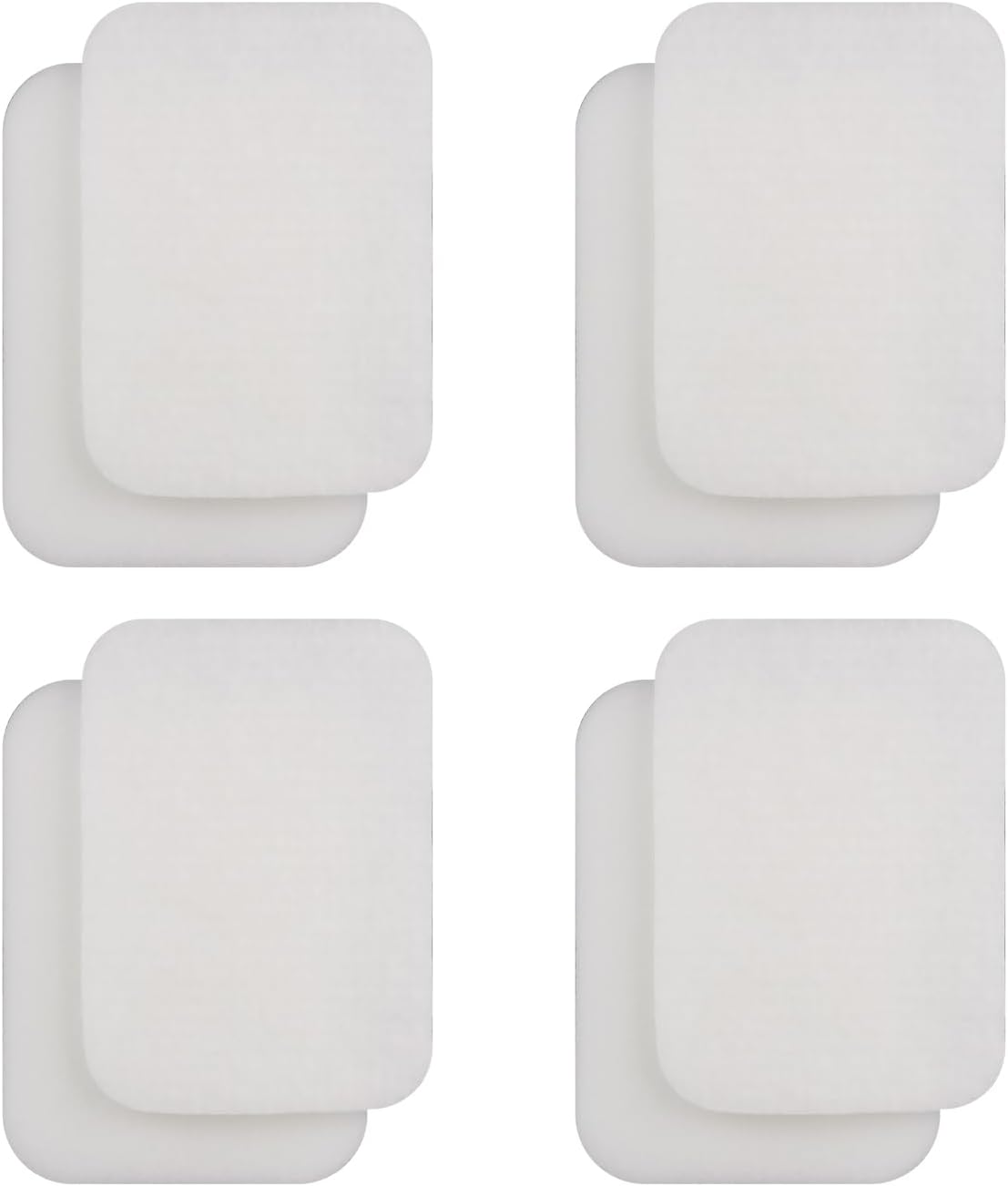 Ymimi Replacement Filters Compatible with Shark Navigator Zero-M Self-Cleaning Brushroll Pet Pro Upright Vacuum,Fits Models ZU60,ZU62,ZU62C,ZU102,NV150,NV151,NV250,ZU51 Parts # 1239FT60(4 Packs)