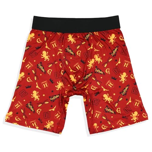INTIMO Harry Potter Boxers Briefs Men's Hogwarts Houses Tight Fit Underwear