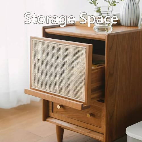 Table de chevet étroite multicolore en bois véritable pour petits espaces - 5