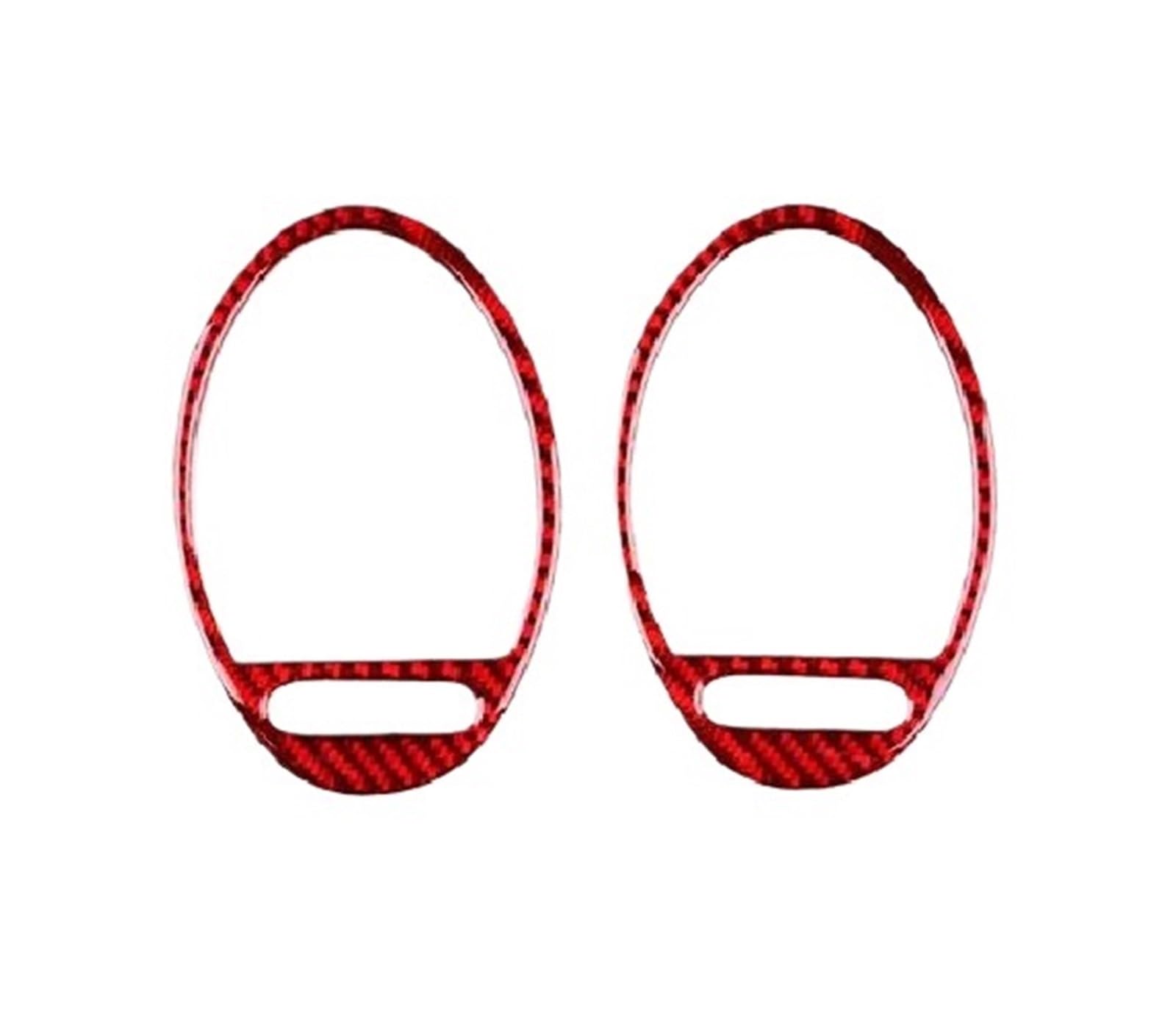 Junoos Red Lhd Rhd Car Interior Mouldings For Mercedes For Benz Slk R171 2004 2005 2006 2007 2008 2009 2010 Car Side Air Vents Accessories Trim Sticker(Red Lhd Rhd)