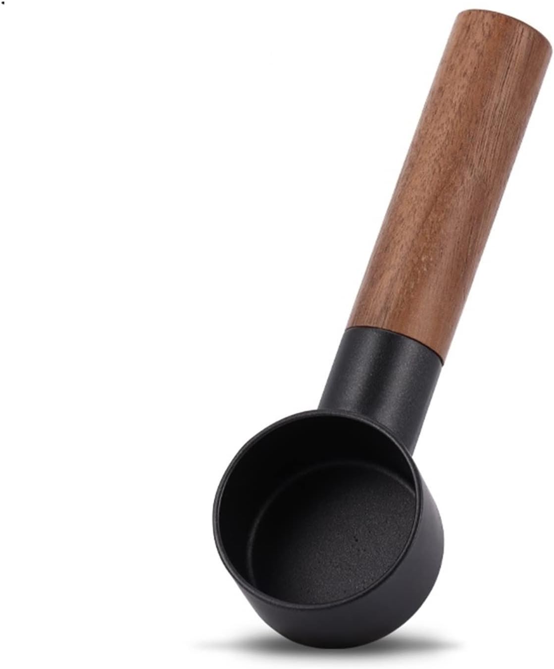 LOTFI Coffee Scoops Meten Scoop 8G Roestvrij Staal En Massief Houten Barista Tools Accessoires Latte Cappuccino Lepel