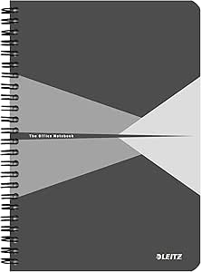 Blocco Appunti Leitz A4 Con Spirale - 90 Fogli A Quadretti, Carta Opaca, Confezione Da 5 - Foto 11