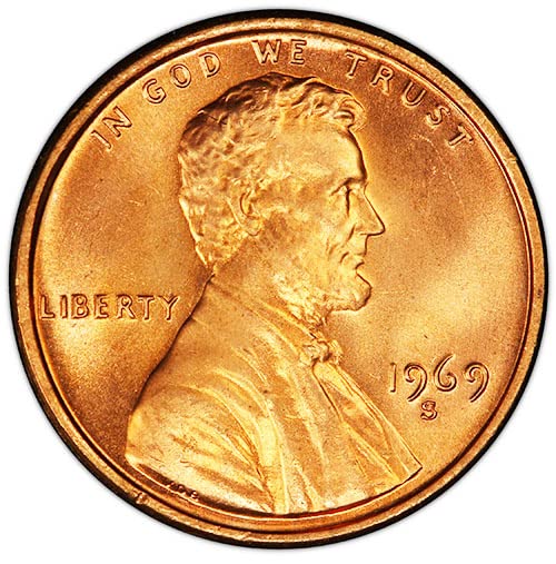 Bu Incon 1969 S BU Lincoln Memorial Cent US Mint Choice Uncirculated at Amazon's ...