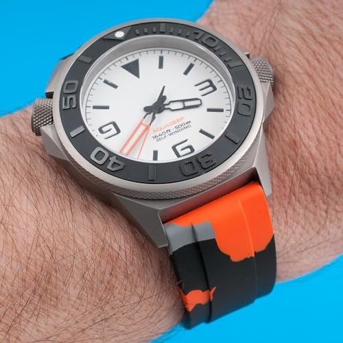 Image of StrapHabit Quick Release Rubber Watch Strap Band FKM 20mm 22mm 24mm