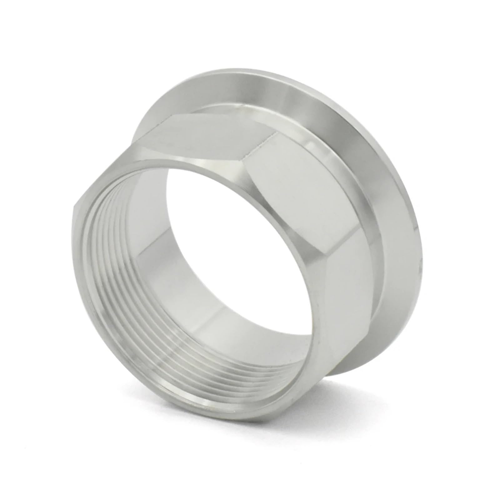 Złączki rurowe sześciokątne 1/4"-11/2" ze stali nierdzewnej 316 DN8-DN50 BSPT z gwintem wewnętrznym, 50,5, z trzema zaciskami(11I2inch DN40 TC64)