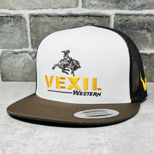Image of Vexil American Rancher Adjustable Snapback Western Lifestyle Rodeo Southwest Inspired Meshback Hat
