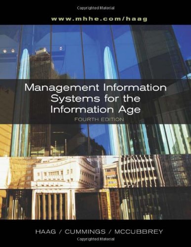 Management Information Systems for the Information Age: Stephen Haag ...