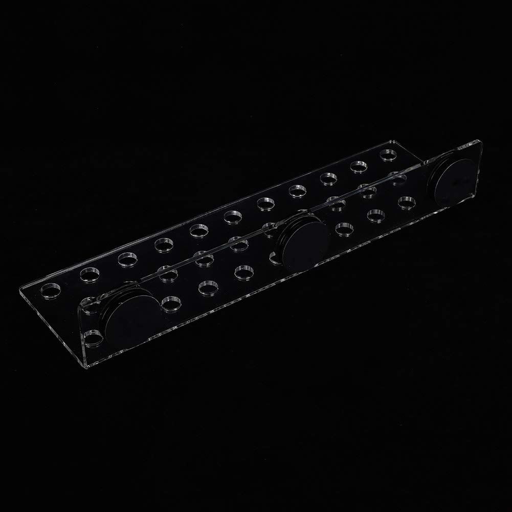 Tyenaza Coral Frag Rack, Acquario Fish Tank Coral Rack Staffa Acrilico Forte aspirazione Coral Frag Rack Staffa per Sea Source Coral (32 buche)