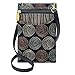 Danny K Women's Tapestry Crossbody Cell Phone or Passport Purse, Handmade in USA