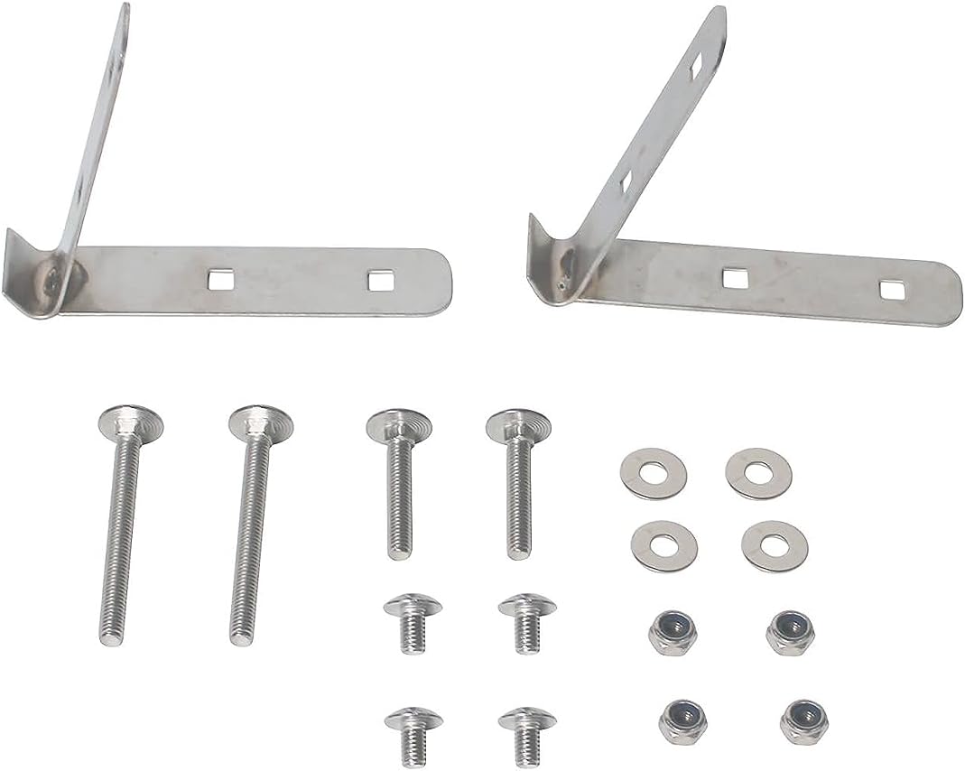Extreme Max 3005.3386 Replacement J-Hooks for Aluminum Pontoon/Dock Ladder