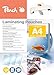 Peach Laminator Pouches A4, 125 mic, PP525-02, 100-pack