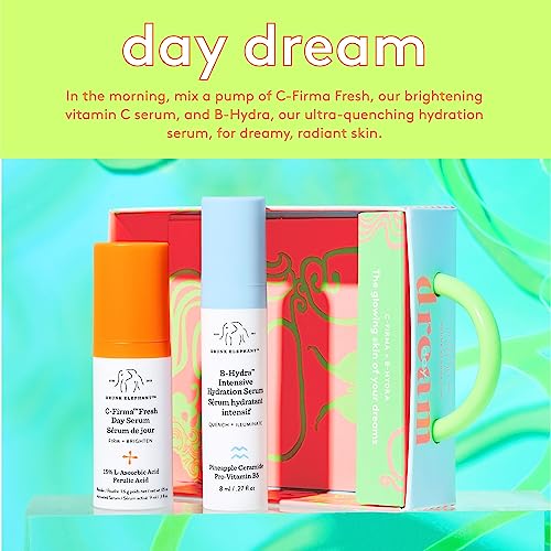 Drunk-Elephant-Day-Dream-Duo-Includes-C-Firma-Fresh-Day-Serum-028-fl-oz-B-Hydra-Intensive-Hydration-Serum-027-fl-oz-Free-of-Essential-Oils-Silicones-Fragrances-Cruelty-Free