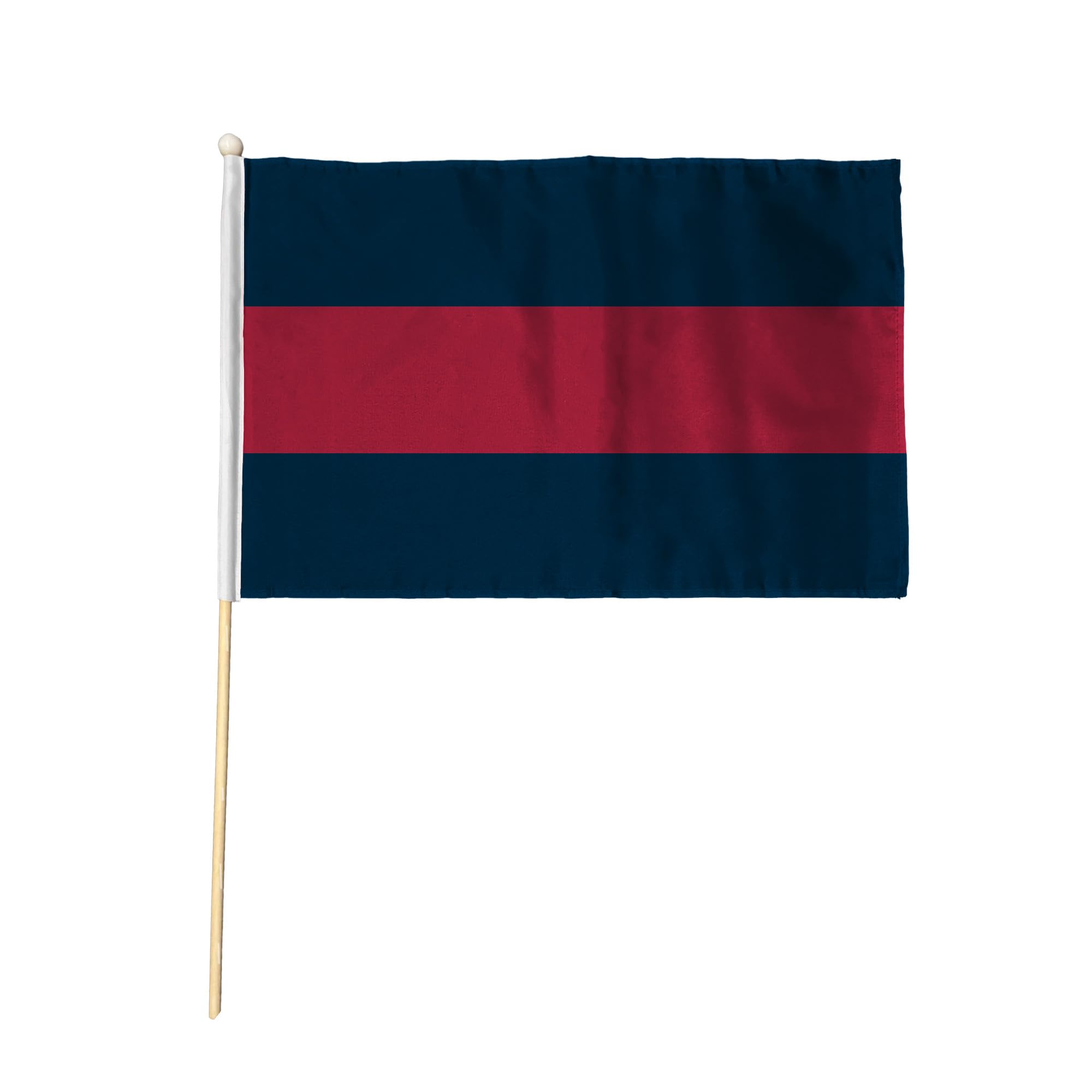 Flagtex Household Division Pack of 2 Hand Waving Flag (9x6 Inch) - Premium Wooden Stick Hand Flag 9x6 Inch Natural Wood Pole British Army Guards Regiment Events Parades