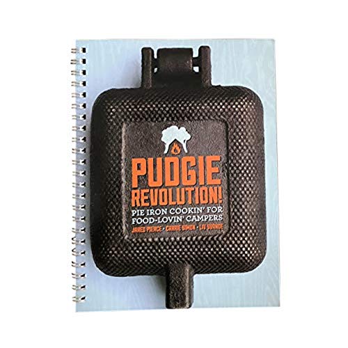 Rome Industries 2009 Pudgie Revolution Spiral Bound Pie Iron Cookbook, Color , Black