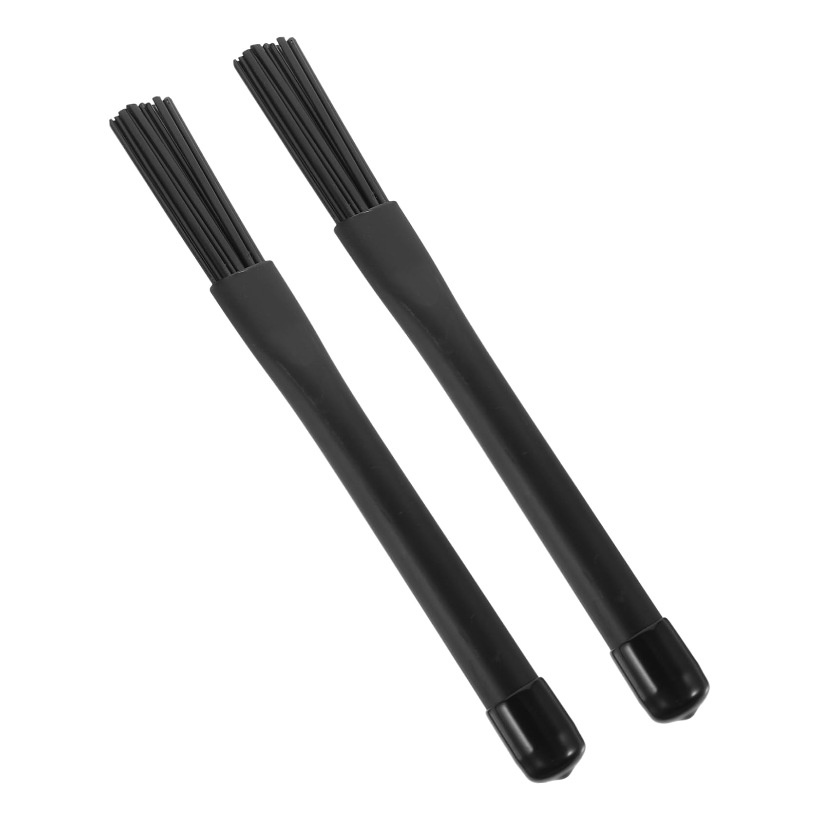 HEMOTON 1 Pair Drum Brush Set Handle Nylon Drum Brushes for Jazz Drummers Universal Drum Brush for Beginners