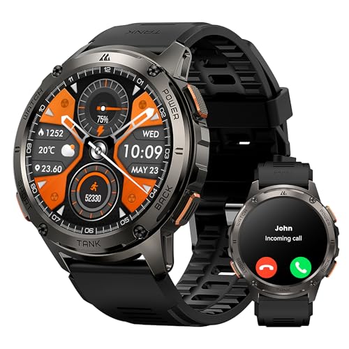 KOSPET T3 Smartwatch Uomo Rugged, Display AMOLED 1,43', Cassa...