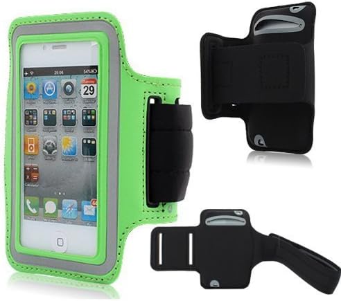 Slim Fashion Sport Armband Cover Case for Apple Iphone 4 4s (Green)