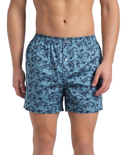 Image of Jockey 8222 Men Super Combed Mercerized Cotton Woven Checkered Inner Boxers with Ultrasoft and Durable Inner Waistband (Pack of 2, Colors & Prints May Vary)