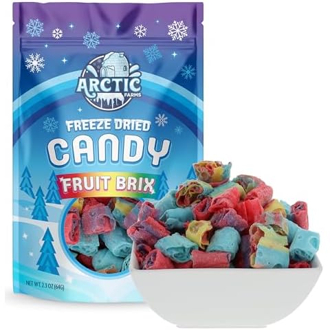 Arctic Farms Freeze Dried Candy Fruit Roll Bagged and Boxed (Assorted Flavors) (2.3oz) (Assorted Brix) Cover