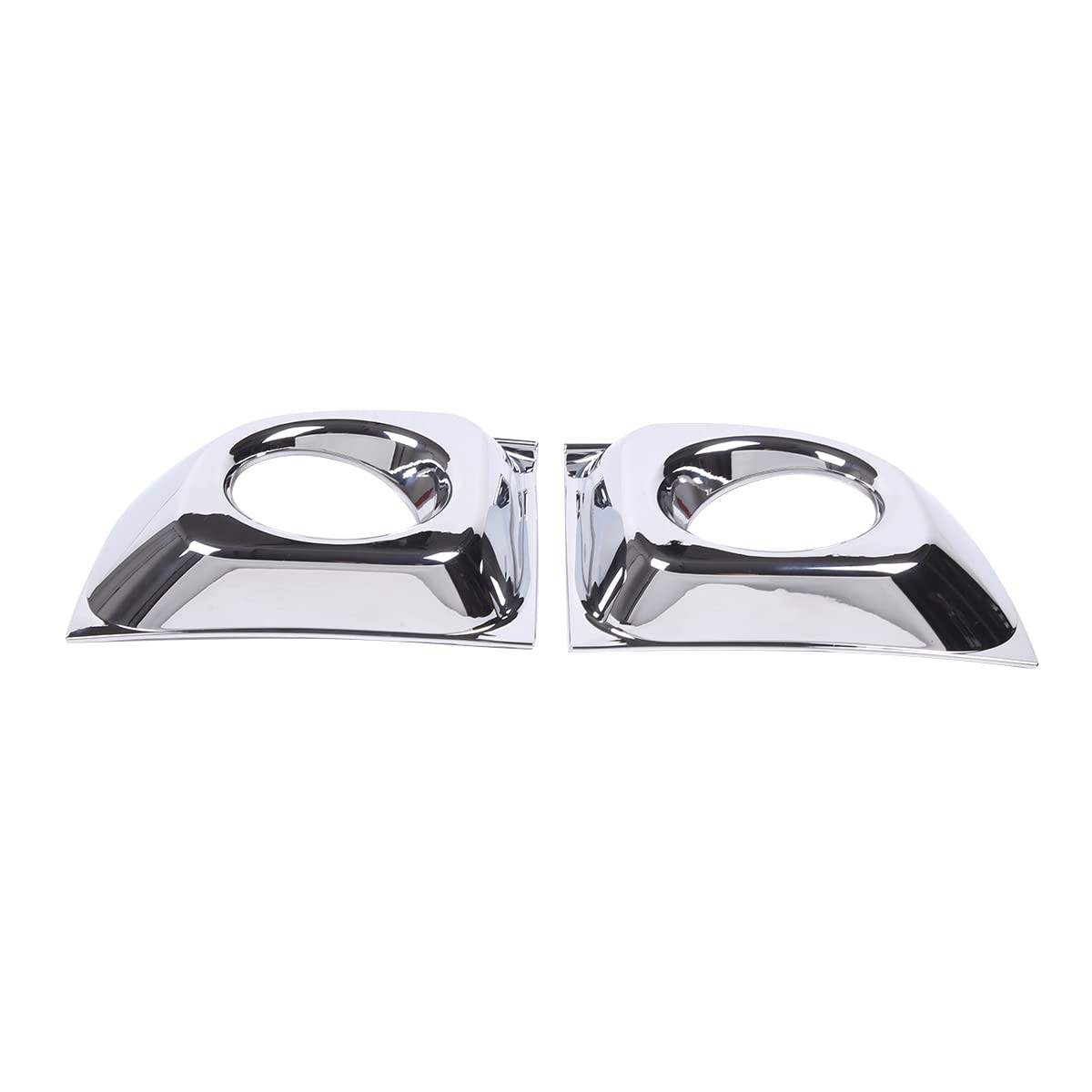 YANER Paraurti anteriore di guida fendinebbia lampada anello lunette coperture adatte per Fiat 500 2011-2015, copertura anteriore fendinebbia cornice cornice accessori auto