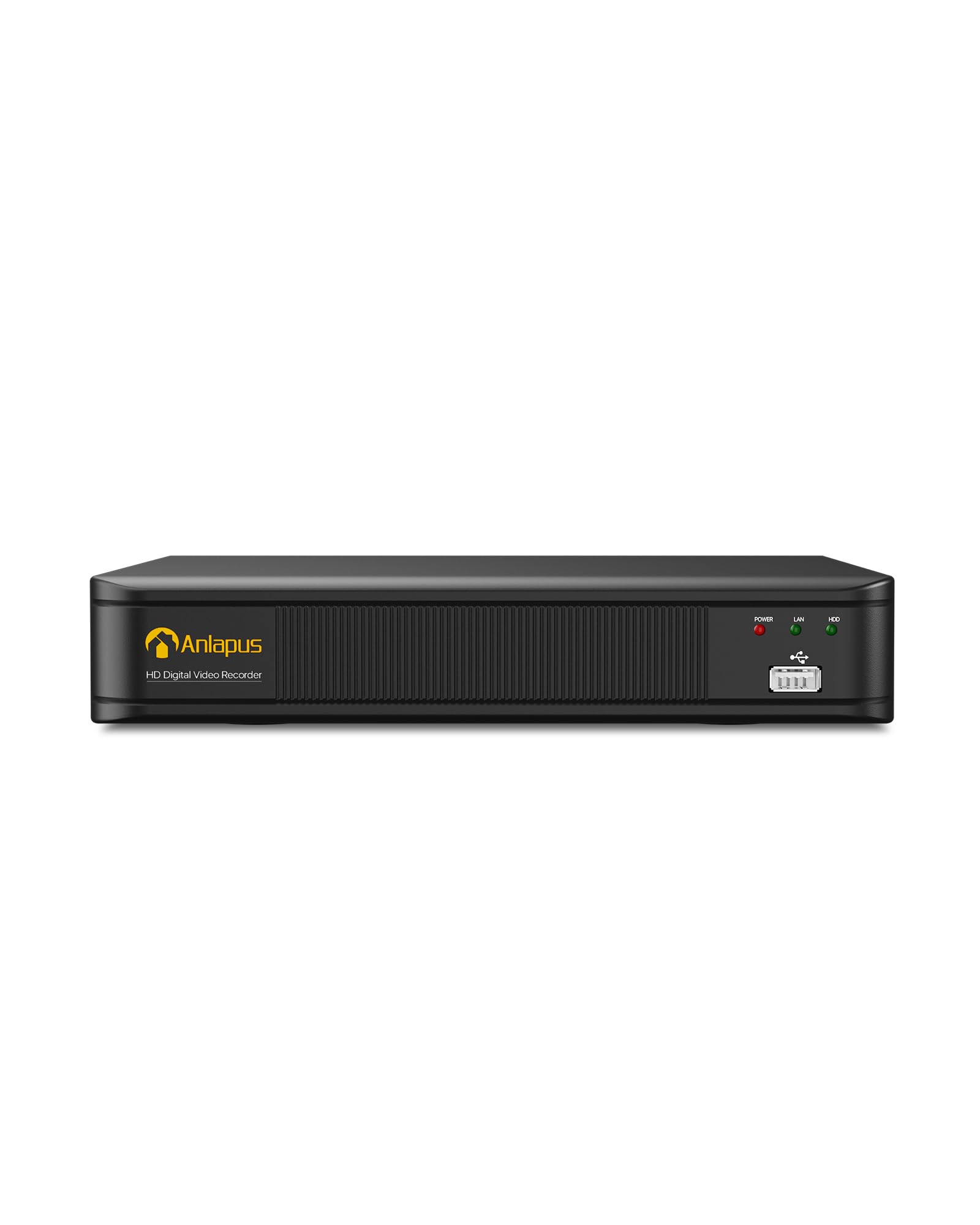 Anlapus 1080p DVR a 8 Canali, Videoregistratore Digitale, 8CH H.265+ DVR di Sorveglianza, Compatibile con Telecamera di Sorveglianza AHD / TVI / CVI / CVBS 960H, Senza Hard Disk