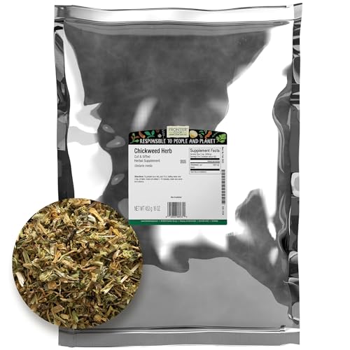 Frontier Co-op Chickweed Herb, Cut & Sifted, 1lb Bulk Bag - Fresh & Natural Flavor - Ideal for Making Chickweed Tea & Various Herbal Remedies, Kosher image 4